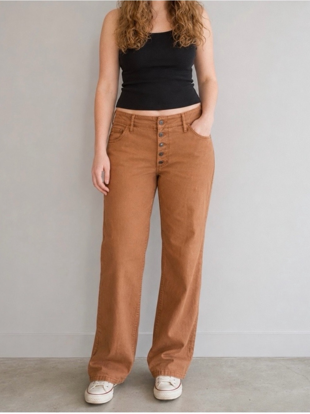 Anthropologie Pilcro & Letterpress Terra Cotta Pant Women 27